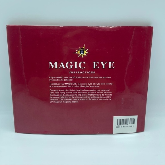 Magic Eye Book Hardback Dust Jacket 1993 - Picture 2 of 8